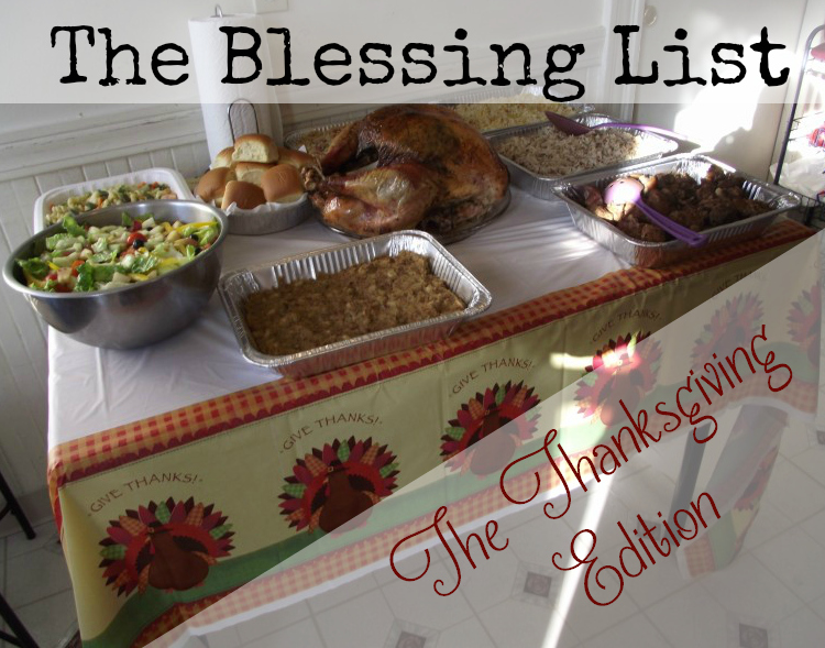 The Blessing List- Thanksgiving