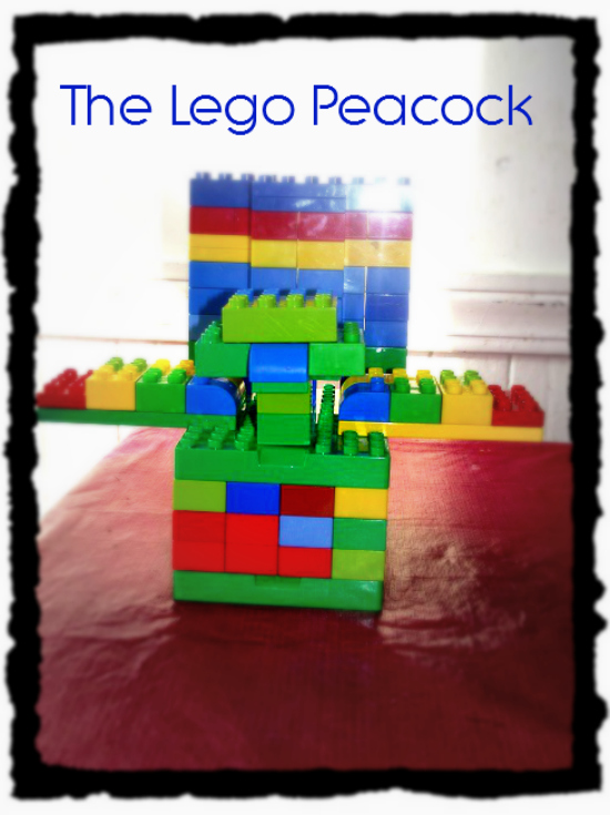The Lego Peacock 1