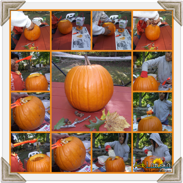 pumpkin carving Collage